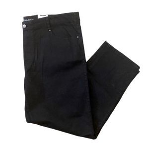 TIME AND TRU Black Mid Rise Straight Leg Jeans XXL 20